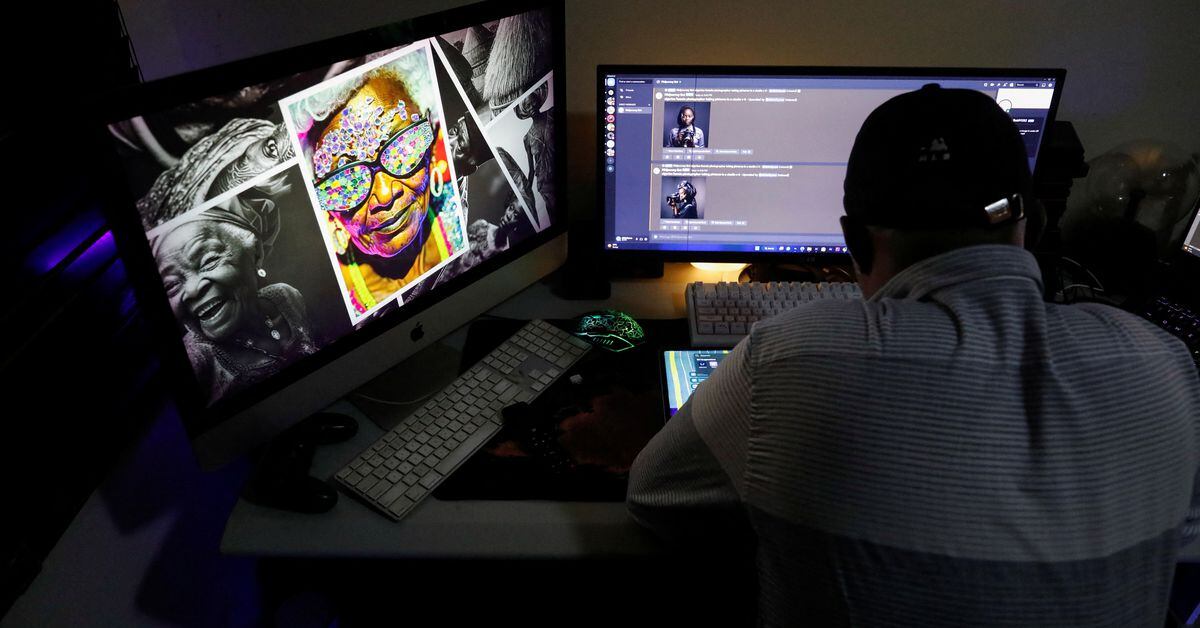 Nigerian artist uses AI to re-imagine life for the elderly - Reuters