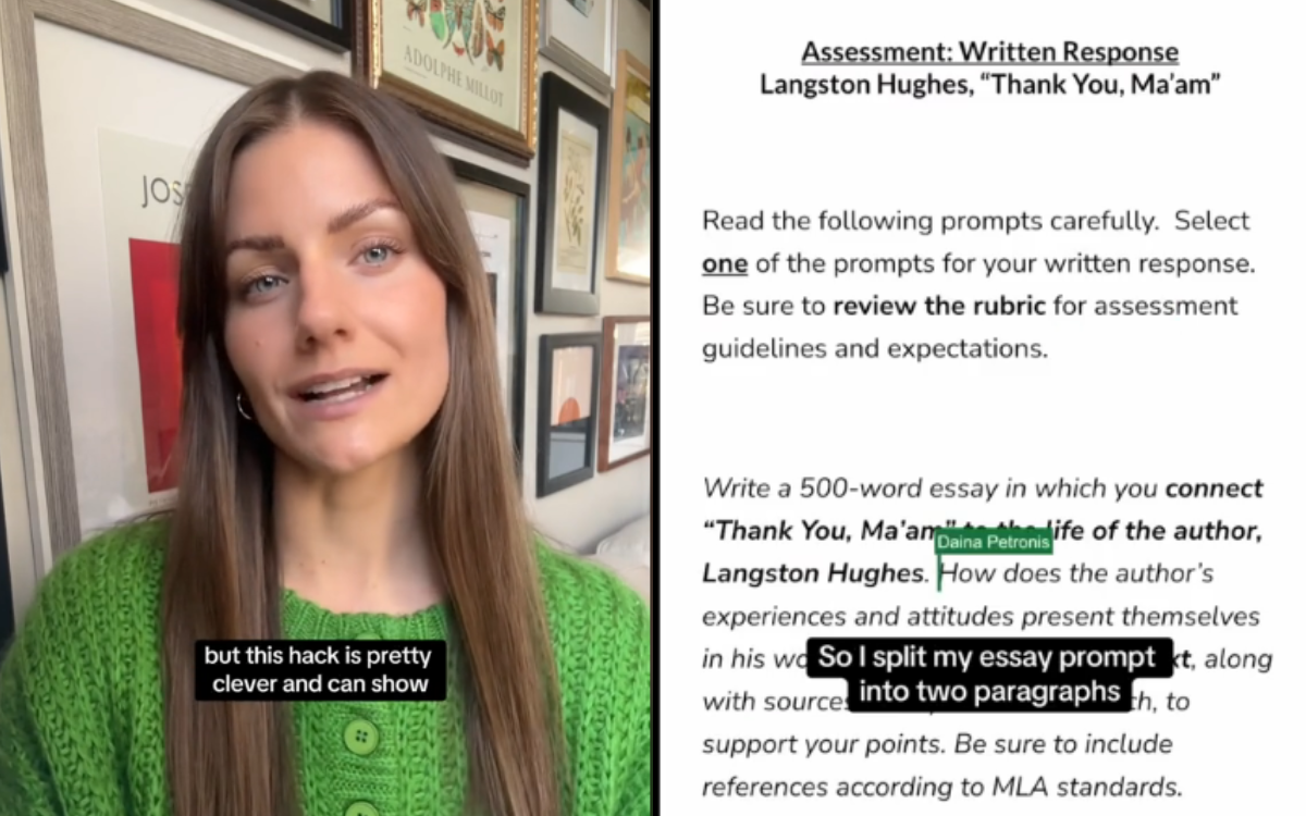 Teacher&#39;s &#39;Clever&#39; Hack for Catching Students Using ChatGPT on Essay