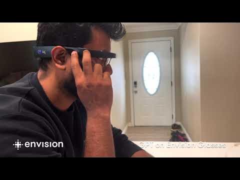 Google Glasses for the blind powered by GPT