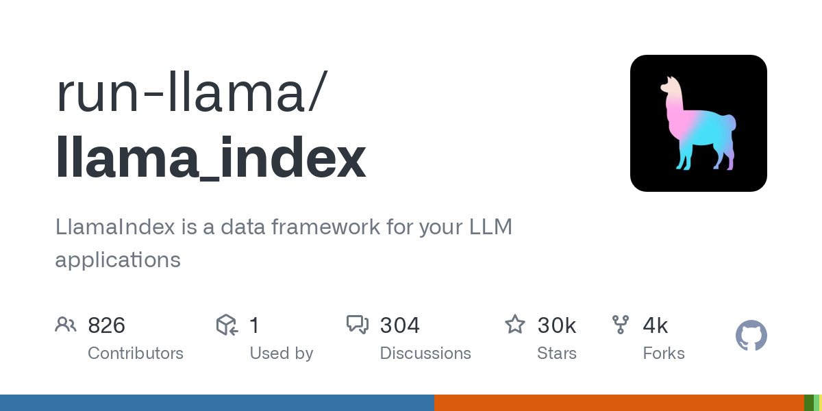 LlamaIndex is a data framework for your LLM applications