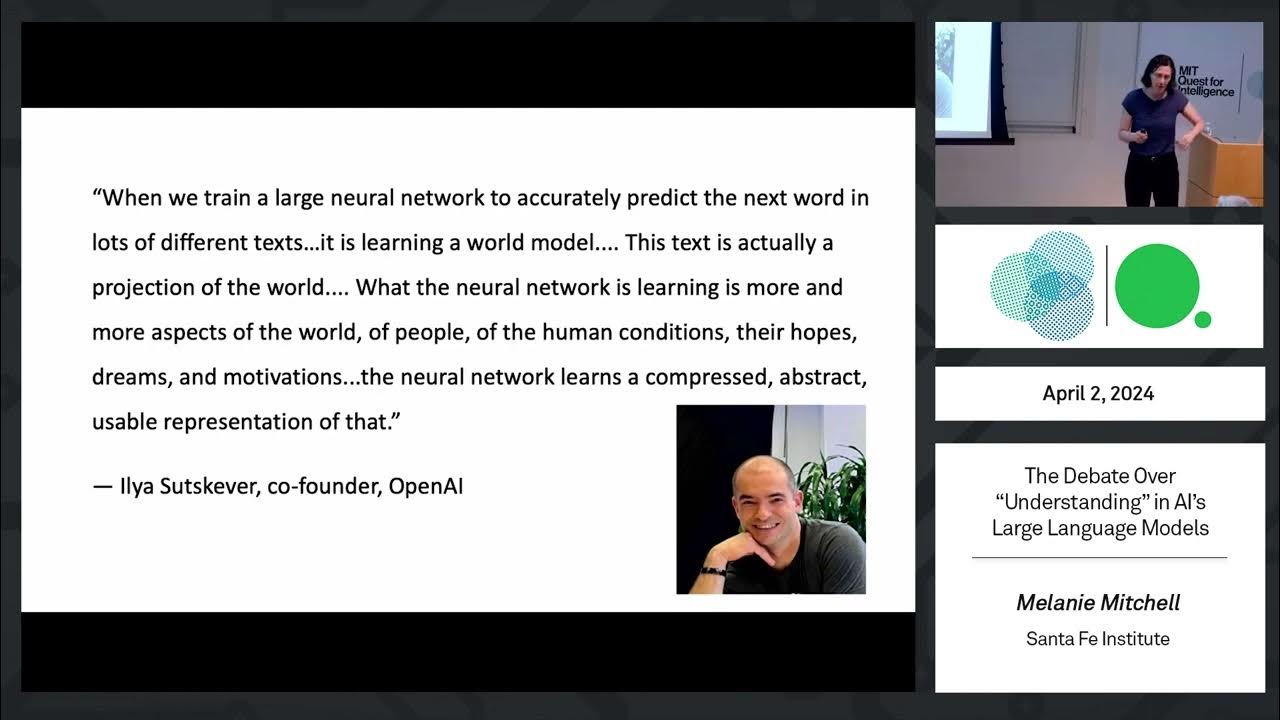 The Debate over &#34;Understanding&#34; in AI&#39;s Large Language Models [video]