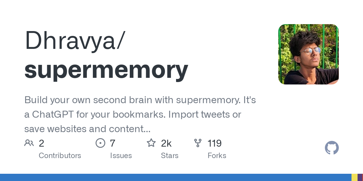 SuperMemory: ChatGPT for Your Bookmarks